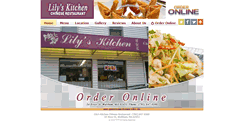 Desktop Screenshot of lilyskitchenchinese.com